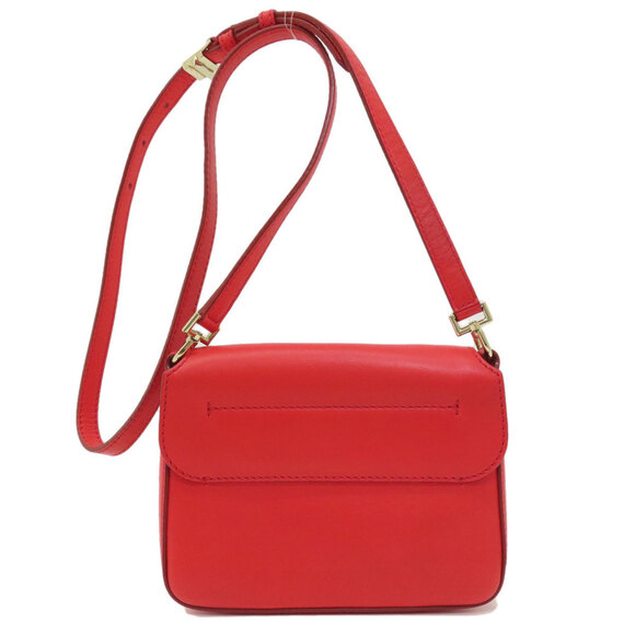 GIVENCHY Red Leather Shoulder Bag - Picture 2 of 11